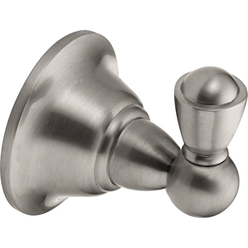 Image of Moen DN6803BN Sage Single Robe Hook, Brushed Nickel