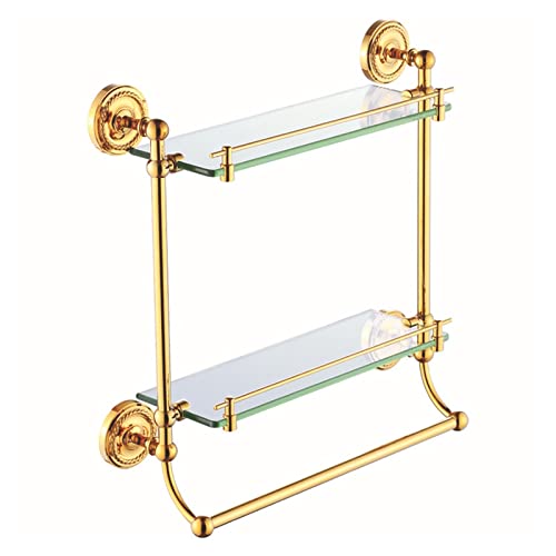 Porte-serviettes en or en cuivre ensemble de support double couche - 2