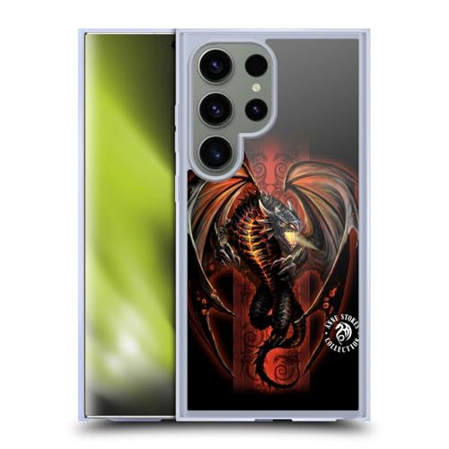 Coque Samsung S24 Ultra Anne Stokes Dragon de Lave Compatible MagSafe et Anti-Choc