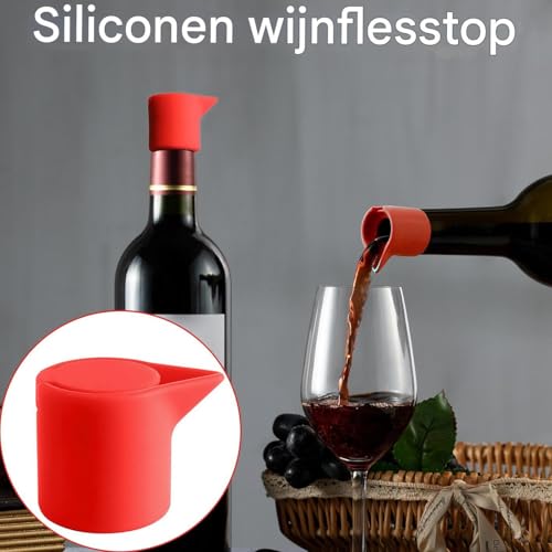 Tapón de vino y tapón de champán impermeable con 3 válvulas protectoras 3