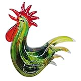 Poulet de bureau à domicile - la statue de poulet est conçue avec un fond plat, elle peut donc être affichée partout où vous le souhaitez, artisanat de figurine de poulet
