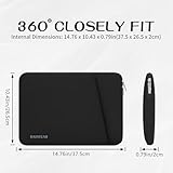 RAINYEAR Protective Laptop Sleeve Case for 16 inch MacBook Pro M4/M3/M2/M1 Pro/Max A3403 A3186 A2991 A2780 A2485, 16" Lenovo ThinkBook/IdeaPad Asus HP Dell Chromebook, Black - Image 5