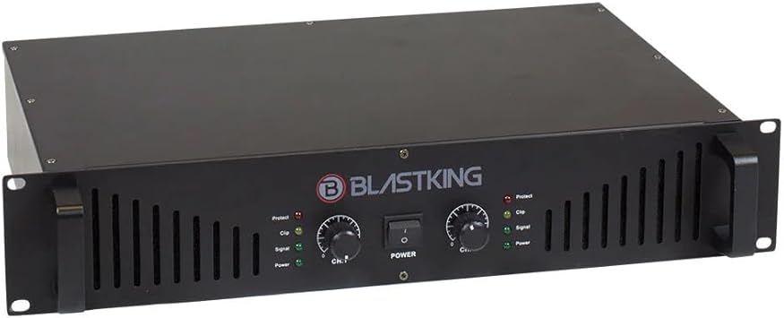 Blastking DP2000 نادي سلسلة السلطة مكبر للصوت 250 Watt 2 قناة موثوقة تنوعا برو معدات الصوت وضع الحماية الذاتية ضد الزائد