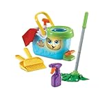 LeapFrog Clean Sweep Mop & Bucket | Interactive Pretend Play Set with Sound & Music | Suitable for Boys & Girls 3-5 Years