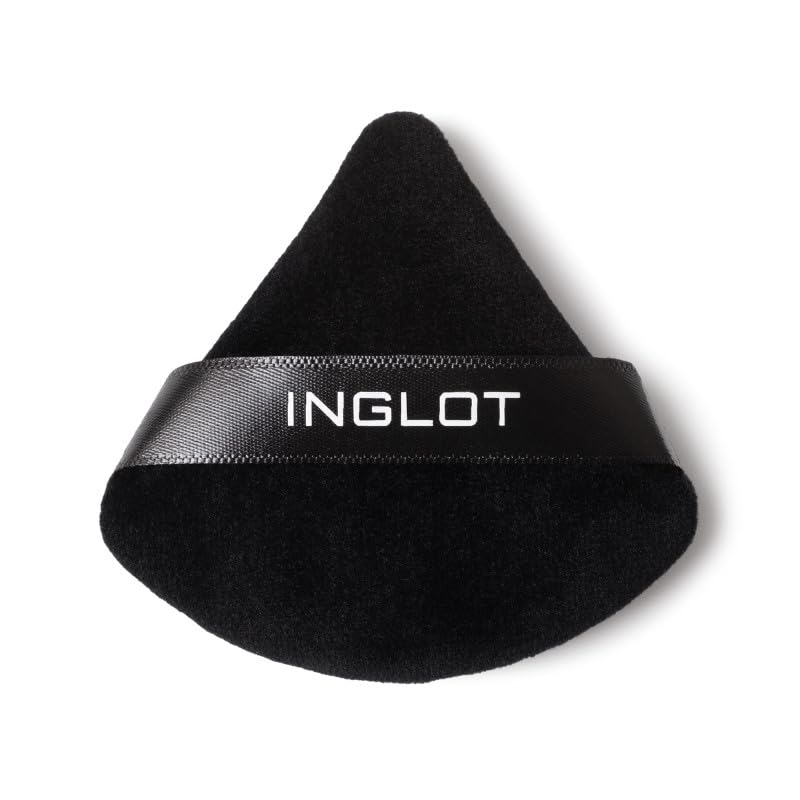 INGLOT Professional Triangle Makeup Applicator, Soft and Gentle Sponge for Applying Powder, Even Blending and Highlighting Details, Gives Your Makeup the Perfect