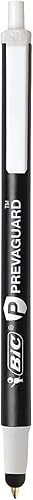 Miniatura 5 de BIC PrevaGuard Clic Stic - Bolígrafo y lápiz capacitivo, con protección integrada para suprimir el crecimiento de bacterias, punta media (0.039