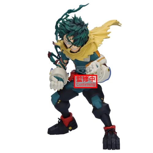 Banpresto Figurine d'action Izuku Midoriya My Hero Academia, Final Season 22 cm, BP29748P Multicolore, Figurine à Collectionner, idéale pour Les Fans d'anime