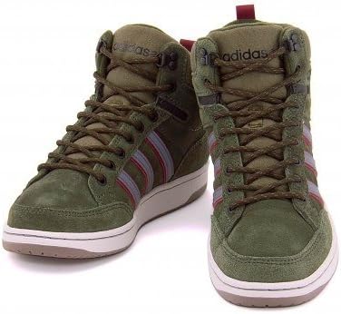 Amazon アディダス メンズ ハイカット スニーカー ブーツ ネオフープスプレミアム Neohoops Premium F ナイトカーゴ グラナイト ブラック 28 0cm Adidas アディダス スニーカー