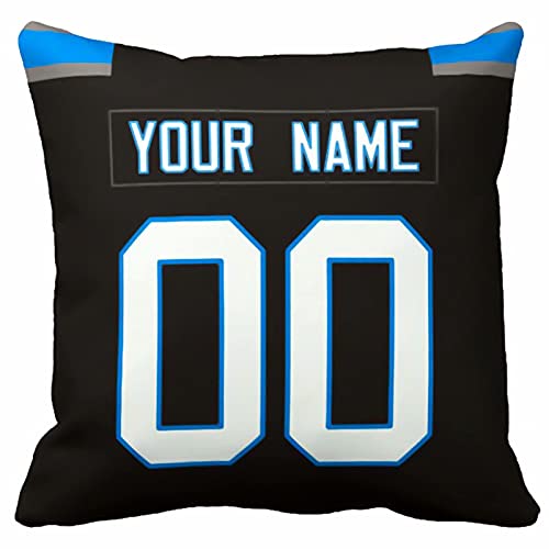 Image of ANTKING Throw Pillow 2 Pack with Custom Name and Number Personalized Gift for Men Women Boys