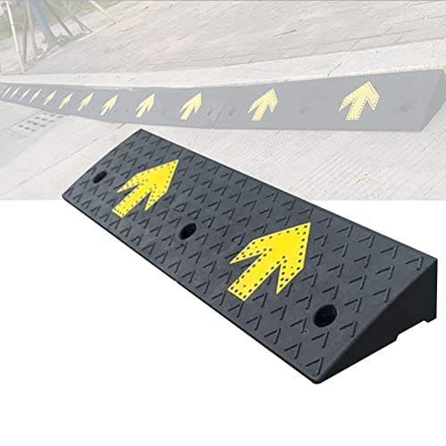 Rampas de carga de goma para vehículos 100x25x12cm miniatura 1