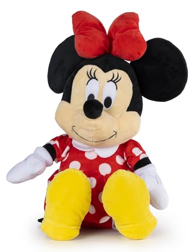 Image of Jay Franco Disney Plush Pillow Buddy - Ultra-Soft Stuffed Character Plushie & Cozy Pillow, Official Licensed Product, 15 Inches, Red - Minnie Mouse