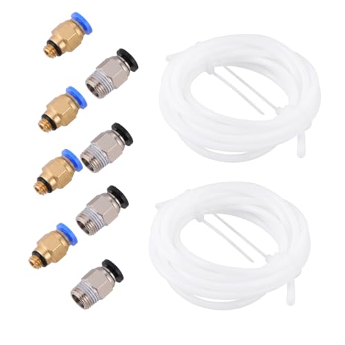 JECOMPRIS Quick Release Pneumatic Connector for 3d Printer with Ptfe and Copper Material, Easy to Disassemble, of Hose Q