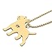 RAIDIN Acero inoxidable lindo perro Perrito Collar para Mujeres Niñas Cachorro Mascotas Colgante Joyería simple regalos para los amantes del perro Imagen de RAIDIN Acero inoxidable lindo perro Perrito Collar para Mujeres Niñas Cachorro Mascotas Colgante Joyería simple regalos para los amantes del perro