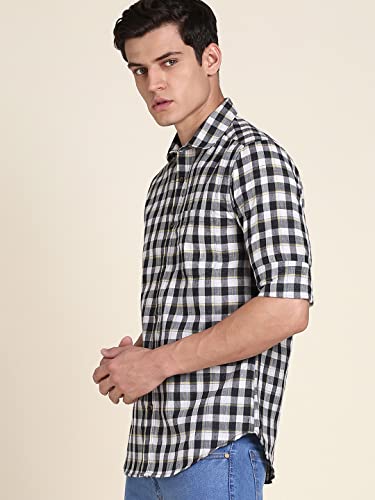 Image of Dennis Lingo Men's Black Casual Shirt