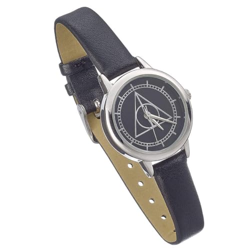 Montre Harry Potter Reliques de la Mort XL lisible et légère en plastique noir argent