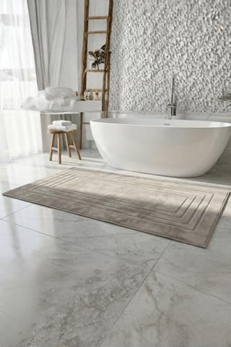 Vizon Büyük Ayak Havlusu, 60x130 Cm, 690 g, %100 Pamuk, Spa ve Otel Banyo Paspası