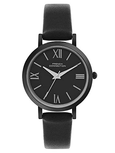 French Connection Analog Black Dial Womens Leather Watch-Fcn00037G (B0BN659HX3) Amazon Price History, Amazon Price Tracker