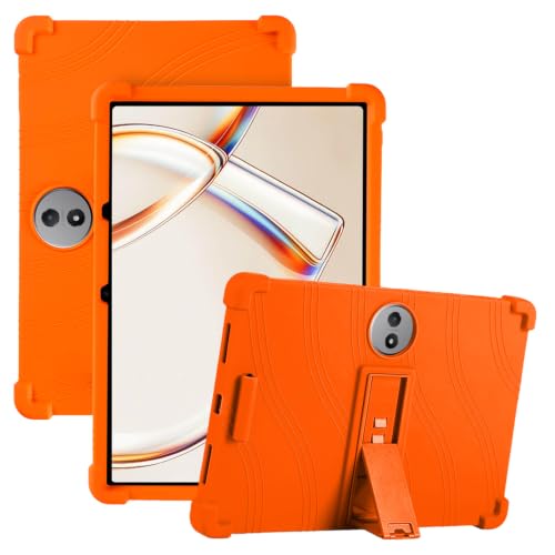 TCL Tab A1 Plus NXTPAPER �Ή� �P�[�X �u���P�b�g �ϏՌ� �V���R�[�� �J�o�[ �I�����W | KONXISA �^�u���b�g 12.2�C���` �V���R�[�� �J�o�[ �ϏՌ� �ω��� �u���P�b�g�@�\ �p�x���� ���ϋv �Ϗ�