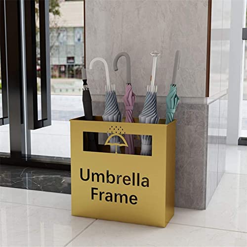 Support de rangement portatif pour parapluie canne et queue doré - 3