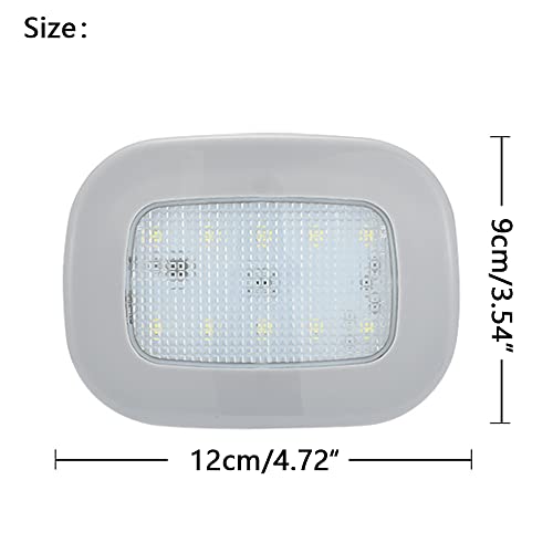 Car Led Lights Interior Battery Powered,Usb Charging 10Led Small Wireless Dome Light Inside,Rv Camper Shell Ceiling Roof Lights,Trunk Light #TOP1