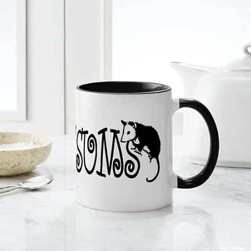 Cafepress I Love Hearts Possums Mug Ceramic Coffee Mug, Tea Cup 11 Oz #TOP5