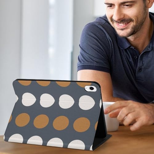 Housse iPad 11" 2025 et 10.9" 2022 fine imprimée bohème avec support