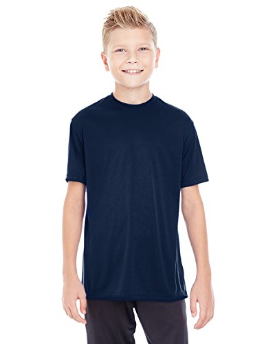 C2 Sport-Youth Short Sleeve Performance T-Shirt-5200-Navy-Medium