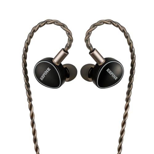 Angelears | KEFINE Quatio 2DD+2BA �n�C�u���b�h�h���C�o�[ �����\�`���[�j���O�m�Y�� 3 �� 3.5mm+4.4mm ���W���[���v���O �����x�⃁�b�L�P�[�u�� CNC �A���~➑� 0.78mm 2pin �C���C���[�C���z��