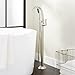 Signature Hardware 448465 Provincetown Floor Mounted Tub Filler Faucet - Includes Hand Shower and Valve