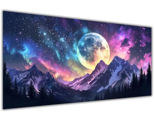 Pintar por Numeros Adultos Vistoso Pintar con Numeros Adultos Cielo Estrellado DIY Cuadros para Paint by Numbers Kit Lienzos Acrílico Pinceles Decoración Hogar Regalo 90x180cm Sin Marco-KL921