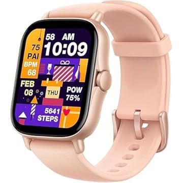Amazfit GTS 2 new Smart Watch for Women, Amazon Alexa Built-in, with GPS, Bluetooth Call & Text, 90 Sports Modes 50M Water Watch (gts2 new pink)
