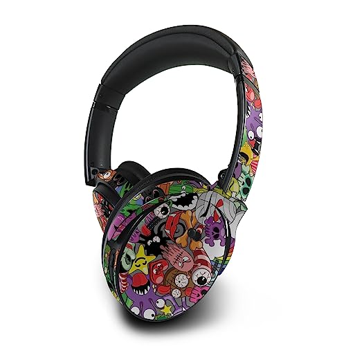 Image of MightySkins Skin Compatible with Bose QuietComfort 45 Headphones - Puppy Fall | Protective, Durable, and Unique Vinyl Decal wrap Cover | Easy to Apply, Remove, and Change Styles | Made in The USA