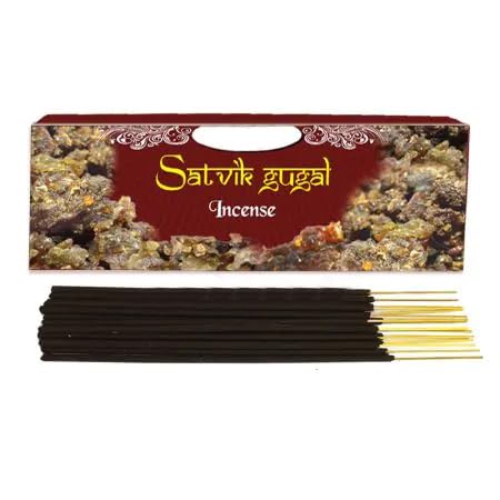 Satvik Guggal Incense Sticks Pure Scented Prayer Agarbatti Premium Quality Fragrance Sticks (100 Grams)