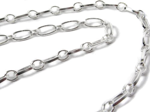 Sescha Endlos Schmuck- / Zierkette “Ringe/Oval“ 5 x 9 mm - 100 cm Cover