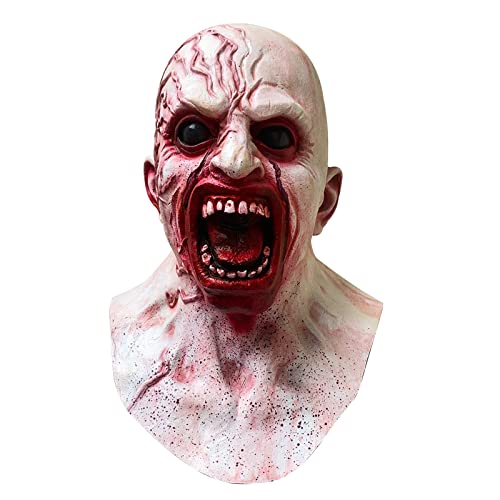 Y2*K Halloween da Miedo Halloween Alien Big Mouth Halloween Headgear Scary Alien Person * 1 Halloween Scary Headgear Tenedor Monstruo Headgear Cosplay Party Props Mascaras (AS Show, One Size)