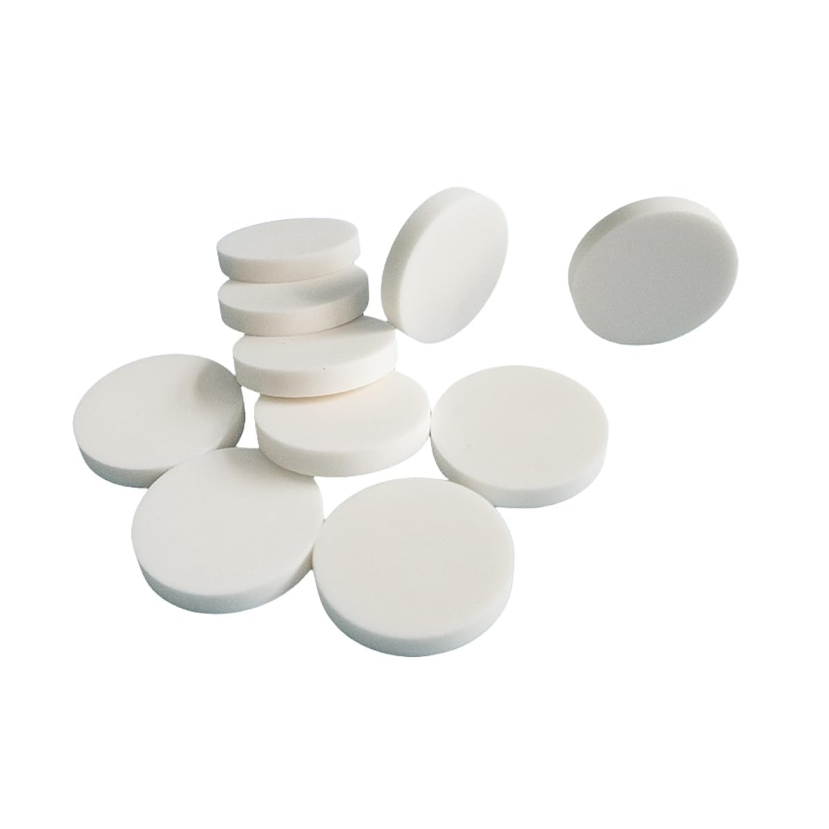 Hochtemperatur-Keramikscheiben aus Aluminiumoxid – 10er-Packung, 99% Aluminiumoxid, 3,5–120 mm Durchmesser, 1–10 mm Dicke(38mmx2mm)