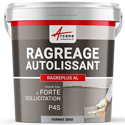 Ragréage autolissant et autonivelant pour sol et carrelage ragreage autolissant - 25 kg (jusqu'à 17m² pour 1 mm d'épaisseur) Gris - ARCANE INDUSTRIES