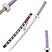 Forgemith Anime Samurai Cosplay Spada,Spada del Chirurgo della Morte Trafalgar D Water Law,Katana con Lama di Legno,103.5CM