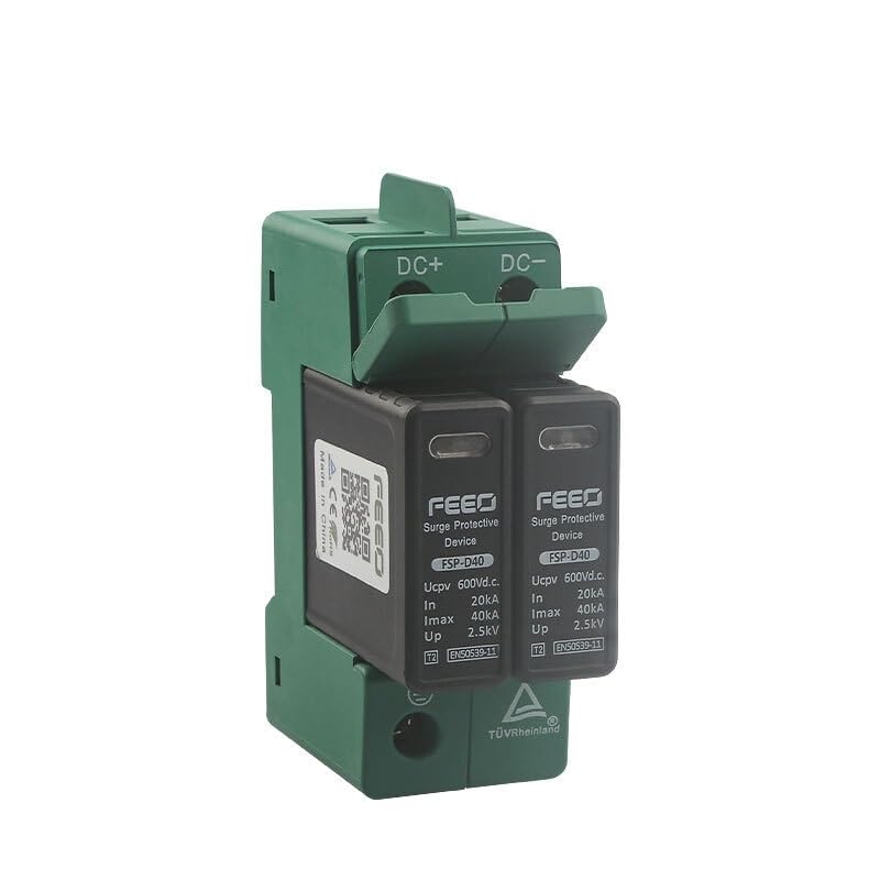 Magnetotermico 16a 2P Din Rail Solar protector contra sobretensiones CC PV SPD 600V 800V 20KA-40KA nuevo protector contra sobretensiones de energía pararrayos de bajo voltaje Magnetotermico(800VDC)