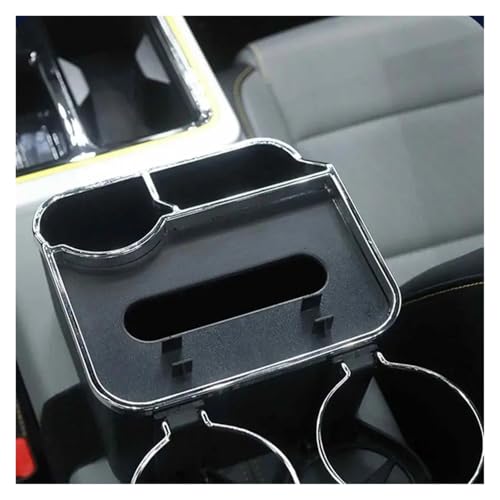 Portavasos organizador para apoyabrazos de carro negro miniatura 4