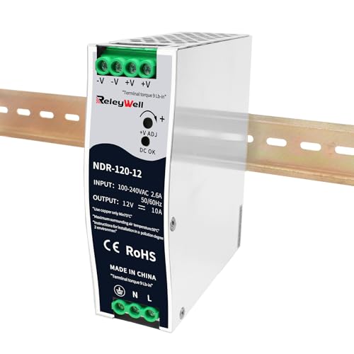 Alimentation 12 volts rail DIN pour motorisation de portail et systèmes de domotique