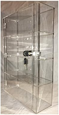PC3721 ® 1 High Gloss Clear Acrylic Display Case with Front Door & Security Lock DB092-CABA3