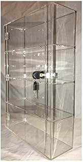PC3721 ® 1 High Gloss Clear Acrylic Display Case with Front Door & Security Lock DB092-CABA3