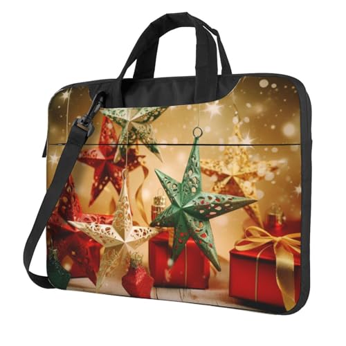 Bolsa Maletín para Laptop Estrellas Navideñas 15.6 pulgadas miniatura 1
