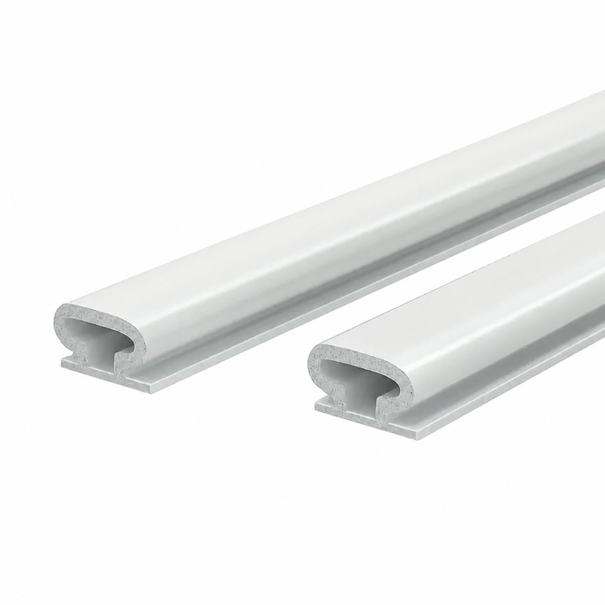 1pc Weather Stripping Door Seal, Window and Door Door Seal Strip, Soundproofing Self-Adhesive Backing D-Shape Door Weather Strip-White 6m