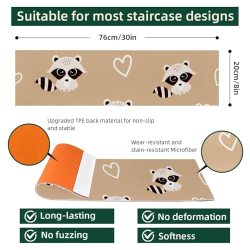 Alfombras para escaleras de madera antideslizantes: solución para caídas de niños y ancianos en interior 3