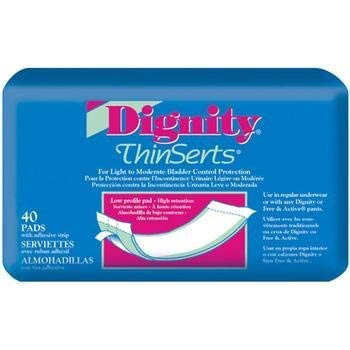 Dignity THINSERTS Pads Pack of 45 HUMANICARE INT'L INC. HUMMC30054180 (Pack)