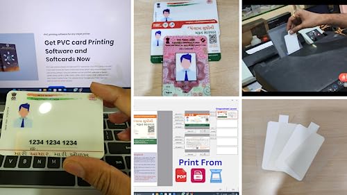 COMPUTER BAZAR PVC Card Printing Software (7 days Full Features Working) + 20 Softcards | Trial pack - No Watermarks | 54mm X 86mm plus - Image 2