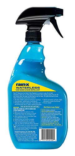 Image of Rain-X 620100-4PK Waterless Car Wash & Rain Repellent, 23 oz. (Pack of 4)