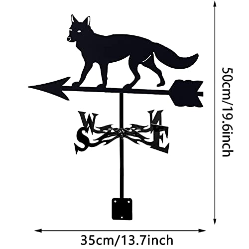 Veleta de zorro para tejado: descubre la dirección del viento y decora tu patio 8